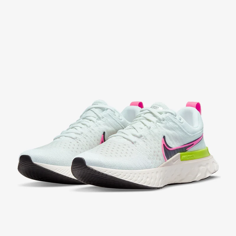 Nike React Infinity Run Flyknit 2 para mujer - Blanco/Negro/Vela/