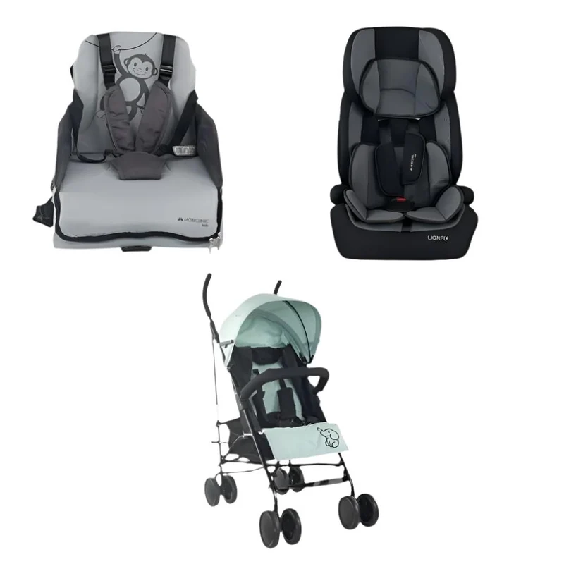 Pack Kids Especial Viaje | Silla de paseo | Trona de viaje | Silla de coche | Seguridad | Comodidad | Mobiclinic