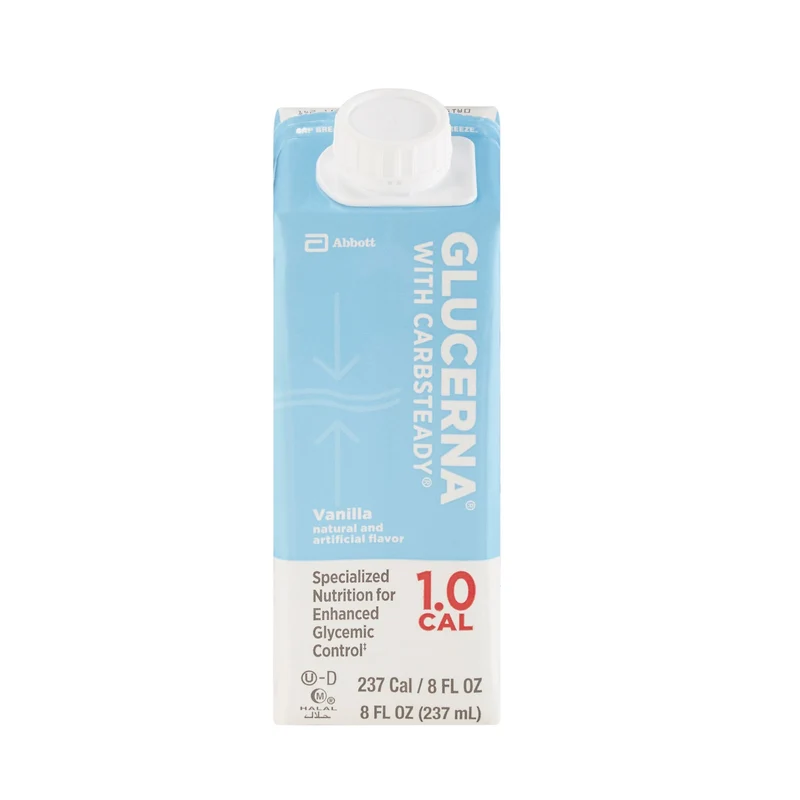 Glucerna 1.0 Cal, Ready to Use, Vanilla, 8 oz, Abbott Nutrition 64913, 1 Count