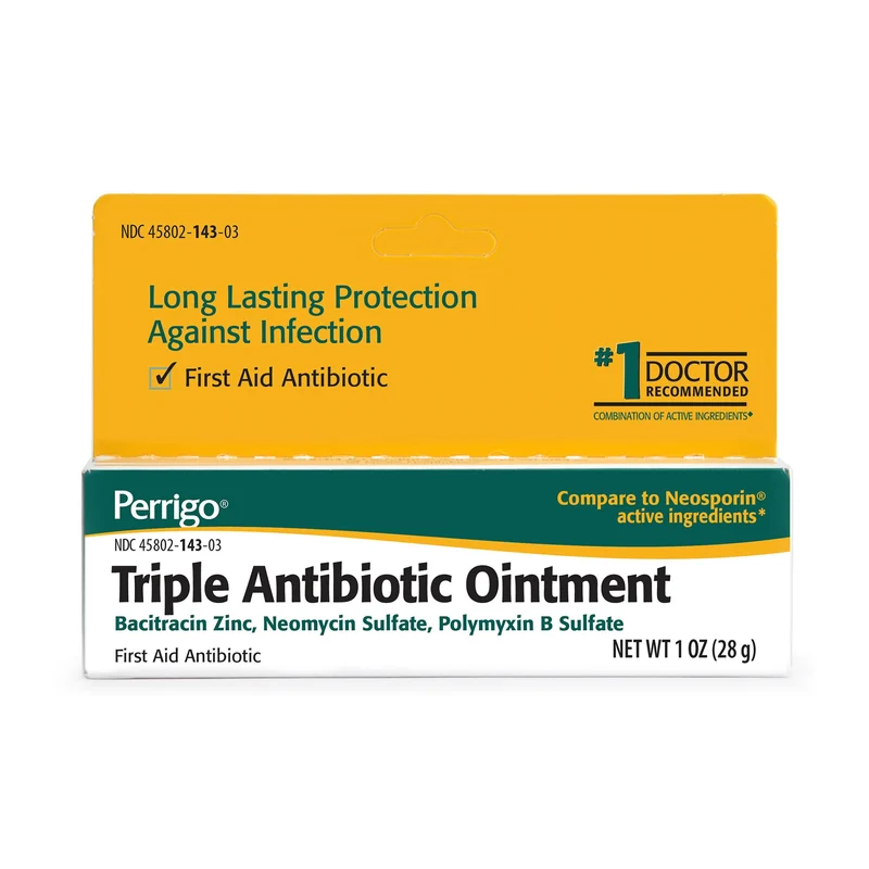 Perrigo First Aid Antibiotic, 1 oz. Tube, Perrigo Company 45802014303, 1 Count