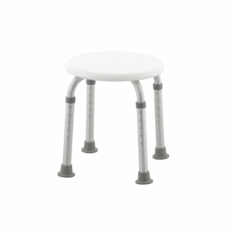 Taburete de baño | Regulable | Antideslizante | Blanco | Faro | Mobiclinic