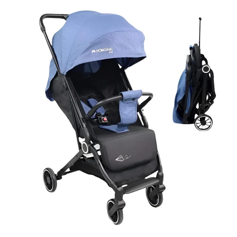 Silla paseo para bebé |Compacta |Plegable |Monomando |Para viajar |Reposapiés ajustable |Peso máx. 15kg |Azul |Trip | Mobiclinic