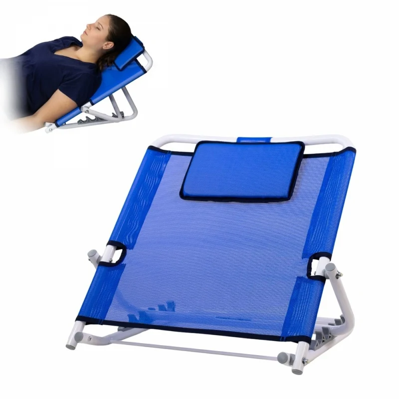 Respaldo incorporador de espalda | Ajustable en 5 posiciones | Almohadilla cervical | Plegable | Patria | Mobiclinic
