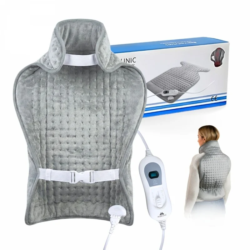 Almohadilla eléctrica dorsal cervical | 62x43cm | 3 niveles | Muy bajo consumo | Gasto mínimo | Apagado automático | Mobiclinic