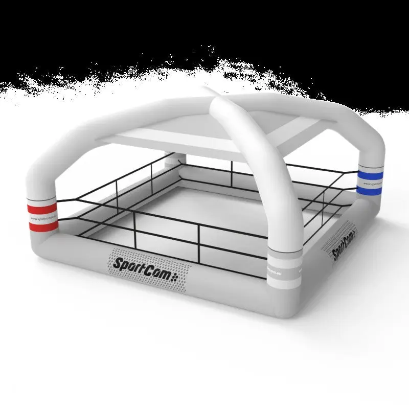 Aufblasbarer Boxring mit Überdachung – 5,75 × 5,75 m