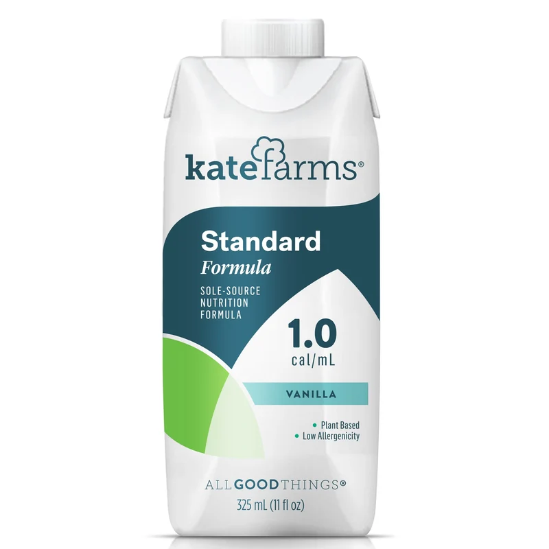 Kate Farms Standard 1.0 Vanilla Oral Supplement / Tube Feeding Formula, 11 oz. carton, Kate Farms 851823006683, 1 Count